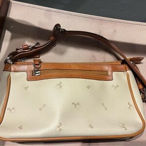 Chic Petusco leather equestrian print Bag